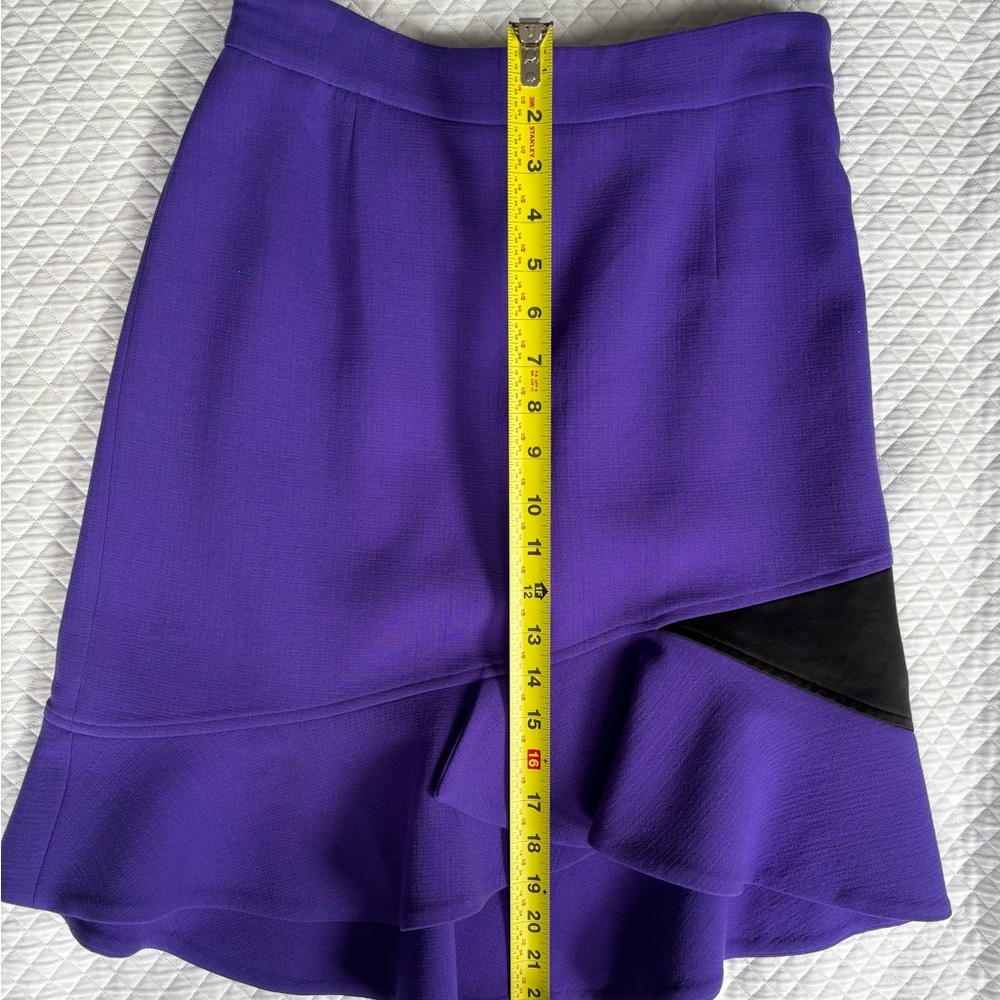 Emilio Pucci ruffle purple skirt